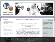 Tablet Screenshot of haarby-kirke.dk